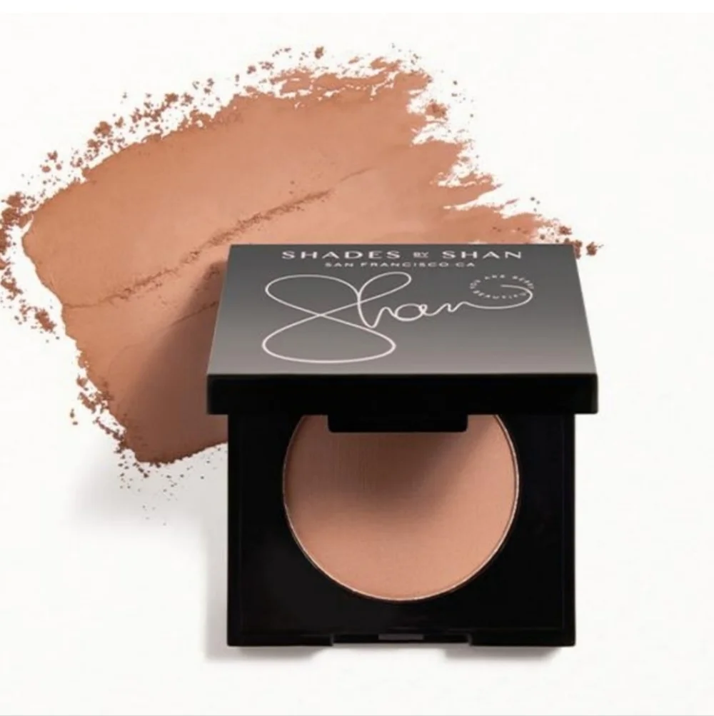 Shades by Shan Black Makeup Compact Walnut New